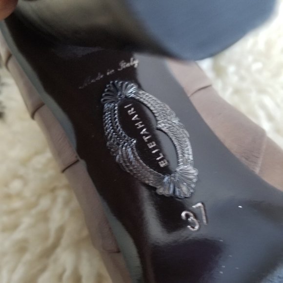 ELIE TAHARI Pleated Leather Ankle Booties EU 37 - Picture 11 of 11